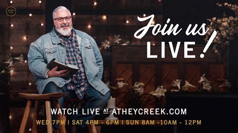 youtube athey creek|athey creek live broadcast.